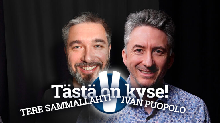 Ivan Puopolon vieraana Tere Sammallahti. Kuva: Verkkouutiset