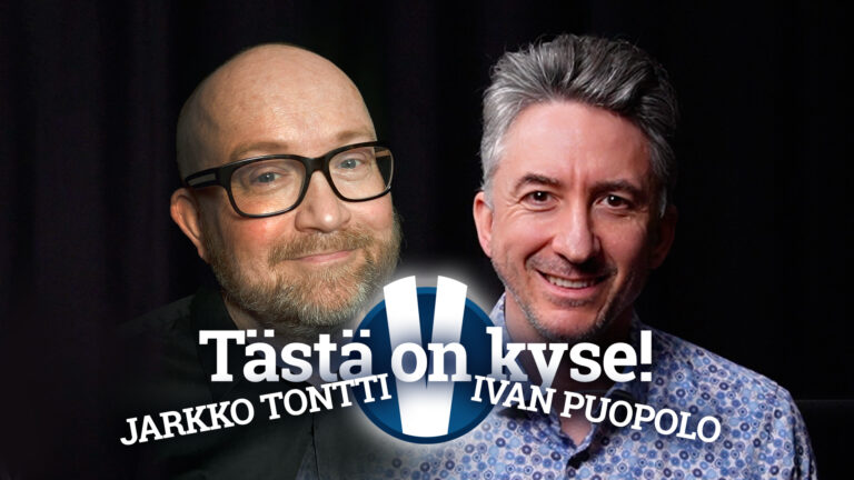 Ivan Puopolon vieraana kirjailija Jarkko Tontti.