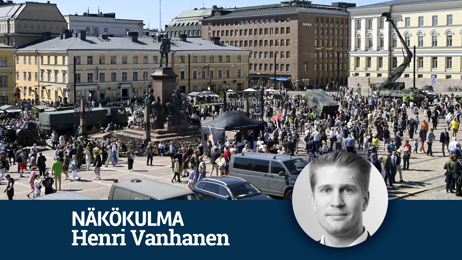 Ilmatorjunta 100 vuotta -tapahtuma Helsingin Senaatintorilla 1. heinäkuuta 2025. Kuva: Lehtikuva